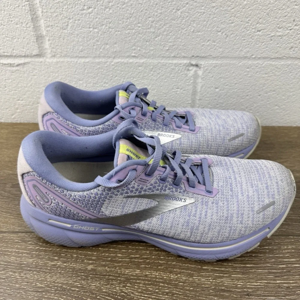 Brooks Ghost 14 Womens Size 10B Purple Running Shoes Sneakers 1203561B566‎